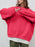 Round Neck Dropped Shoulder Long Sleeve Sweatshirt - Byyde