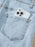 High Rise Distressed Raw Hem Denim Shorts - Byyde