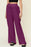 Double Take Full Size Texture Drawstring Wide Leg Pants - Byyde