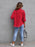 Distressed Drop Shoulder Denim Jacket - Byyde
