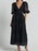 Cutout Back Lace Crochet V-Neck Dress - Byyde