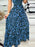 Full Size Leopard Print Spaghetti Strap Maxi Dress Plus Size - Byyde