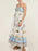 Printed Square Neck Maxi Cami Dress - Byyde