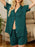 Button Up Short Sleeve Top and Shorts Lounge Set - Byyde