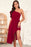 One-Shoulder Flutter Sleeve Asymmetrical Dress - Byyde