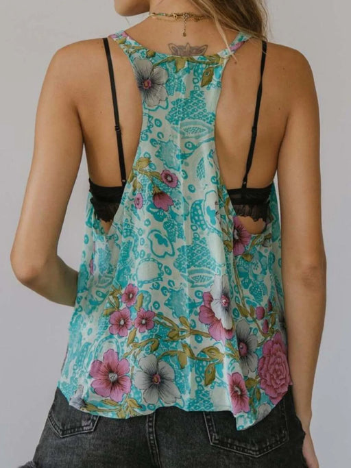 Printed Scoop Neck Tank - Byyde