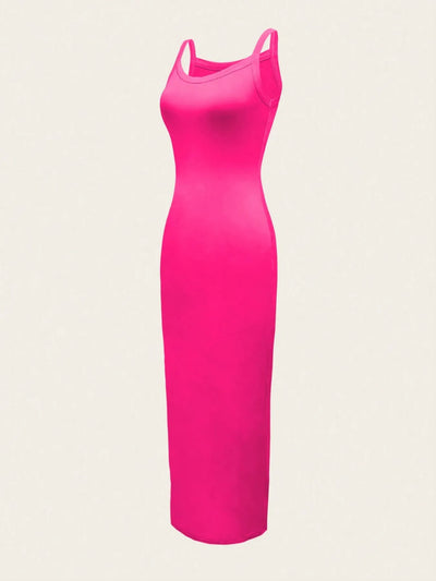 Scoop Neck Maxi Cami Dress - Byyde