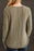 Ribbed Buttoned Long Sleeve Blouse - Byyde
