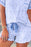 Bow Print Short Sleeve Top and Shorts Pajama Set - Byyde