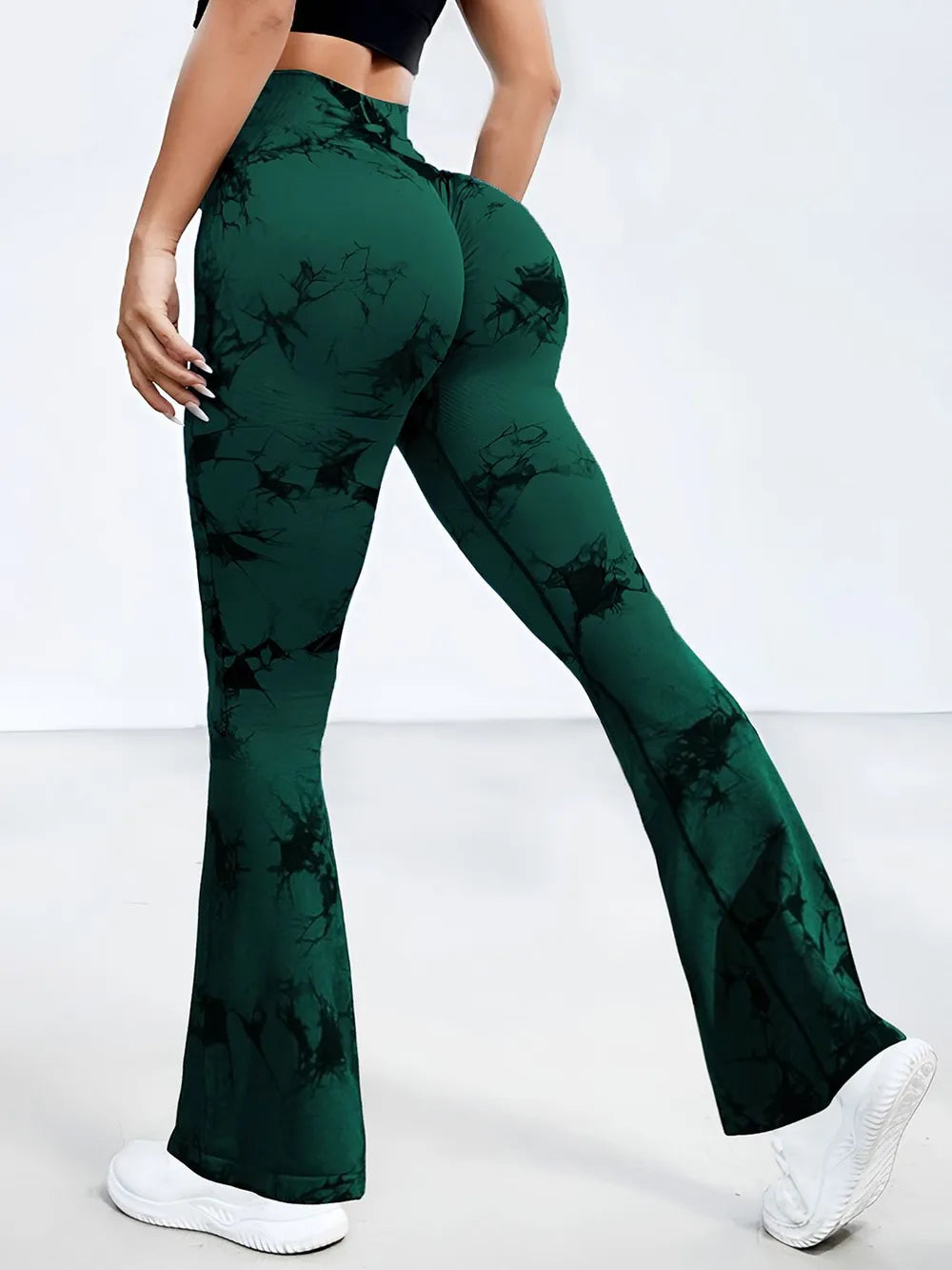 Tie-Dye High Waist Active Leggings - Byyde