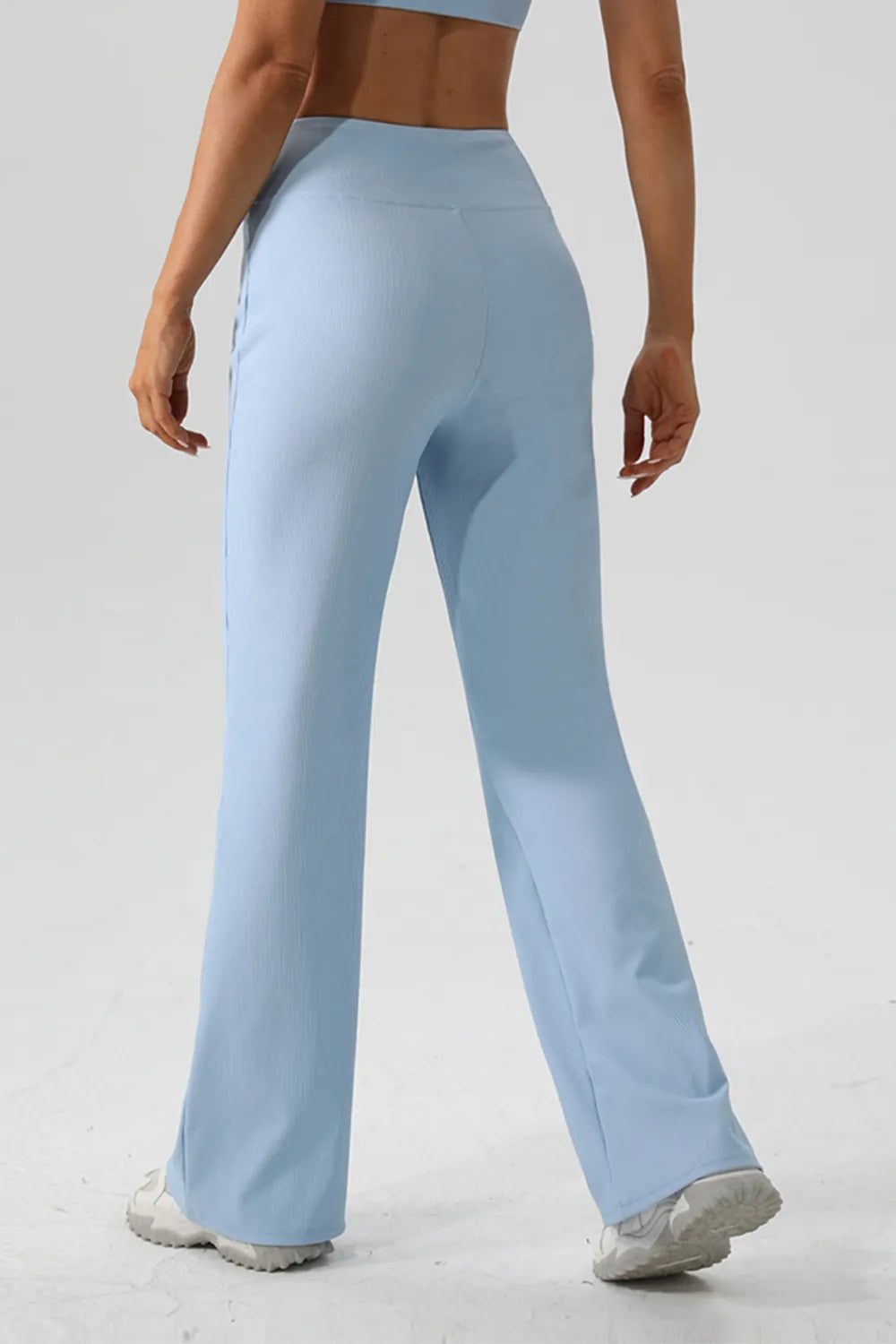 High Waist Straight Active Pants - Byyde