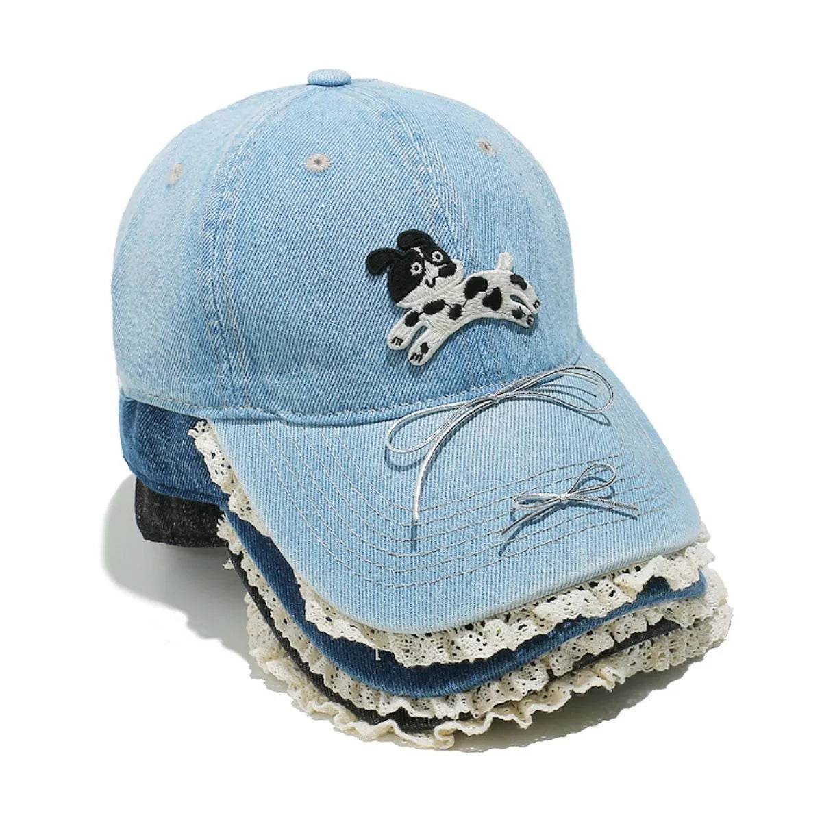 Dog Bow Adjustable Baseball Cap - Byyde