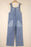 Wide Strap Denim Overalls with Pockets - Byyde