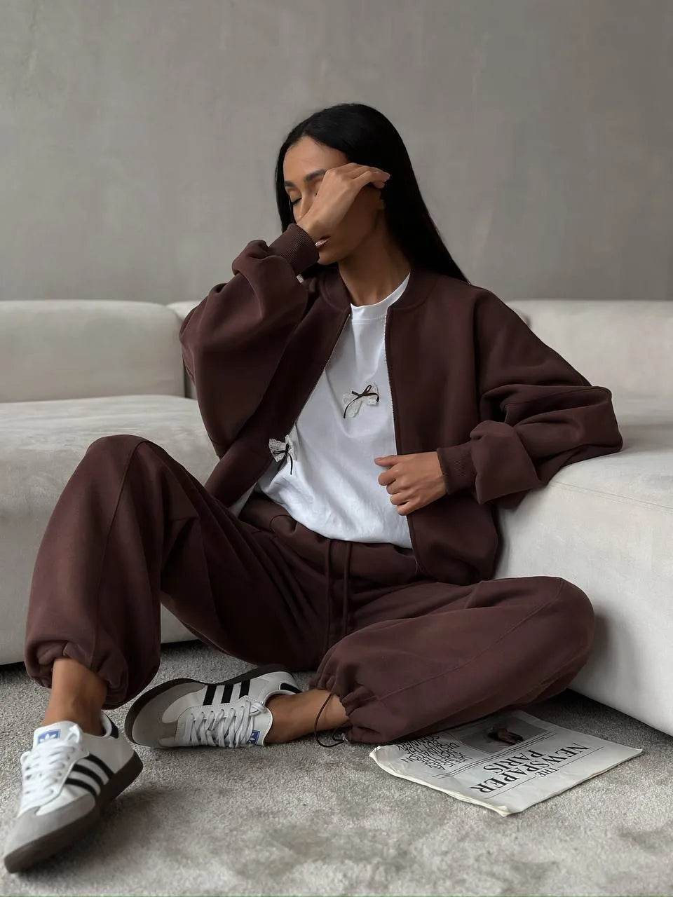 Bow Round Neck Oversized T-Shirt - Byyde