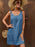 Decor Button Mini Tank Dress with Pockets - Byyde