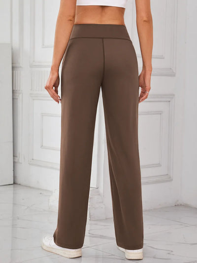 Lovelet High Waist Active Pants with Pockets - Byyde