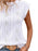 Openwork Round Neck Top - Byyde