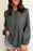 Exposed Seam Round Neck Long Sleeve Sweatshirt - Byyde