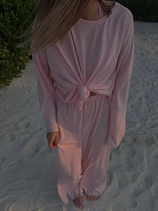Knotted Long Sleeve T-Shirt - Byyde