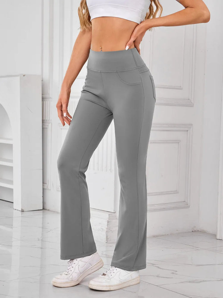 Lovelet High Waist Active Pants with Pockets - Byyde