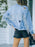 Distressed Fringe Denim Jacket - Byyde