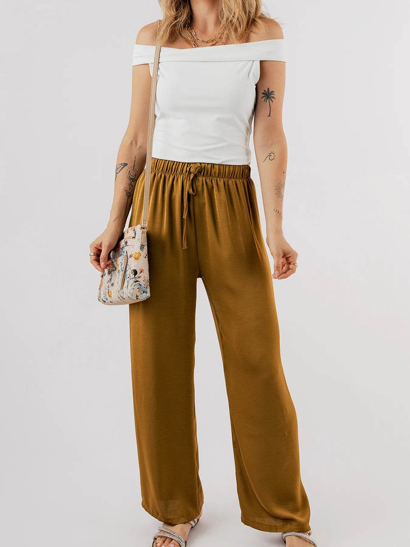 Folded Off Shoulder Slim Top - Byyde