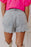 Scalloped Hem Denim Shorts - Byyde