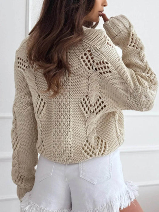 Button Up V-Neck Cardigan - Byyde