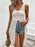 Front Tie Crochet Sleeveless Longline Cardigan - Byyde