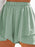 High-Waisted Elastic Waistband Layered Shorts - Byyde