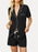 Button Up Short Sleeve Top and Shorts Lounge Set - Byyde