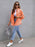 Distressed Drop Shoulder Denim Jacket - Byyde