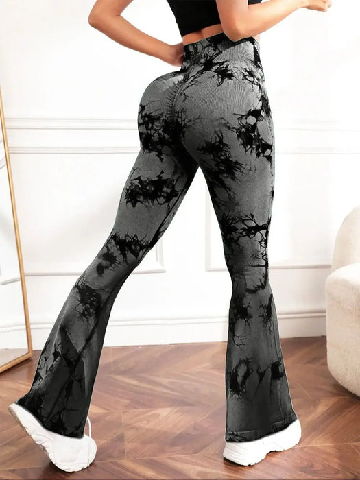 Tie-Dye High Waist Active Leggings - Byyde