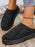 Round Toe Platform Slippers - Byyde