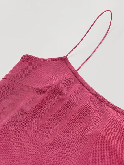 Ruched Maxi Cami Dress - Byyde