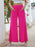High-Waisted Wide Leg Pants with Pockets - Byyde