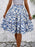 Floral Print Midi Skirt - Byyde