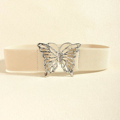 Butterfly Alloy Buckle Elastic Belt - Byyde
