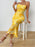 Tie-Dye Ruched Bodycon Mesh Cami Maxi Dress - Byyde