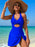 Cutout Printed Halter Neck One-Piece Swimwear - Byyde