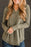 Ribbed Buttoned Long Sleeve Blouse - Byyde
