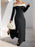 Side Slit Off-Shoulder Maxi Dress - Byyde