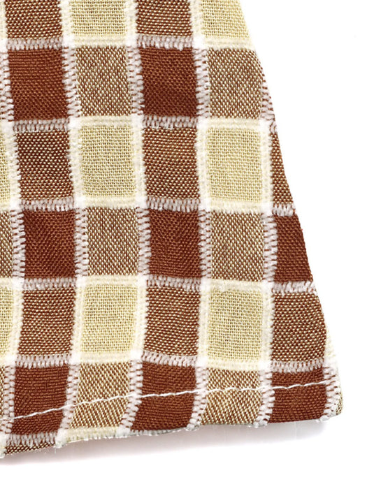 Plaid Smocked Tube Top - Byyde