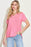Basic Bae Full Size V-Neck High-Low T-Shirt - Byyde