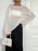 Oversized Drop Shoulder Sheer Knit Top - Byyde