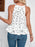 Ruffled Printed Halter Neck Cami Top - Byyde