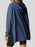Slit Drawstring Waffle Knit Hoodie - Byyde