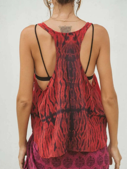 Printed Scoop Neck Tank - Byyde