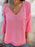 Full Size Casual V-Neck Knit Sweater Plus Size - Byyde