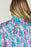 Double Take Full Size Printed Smocked Long Sleeve Blouse - Byyde